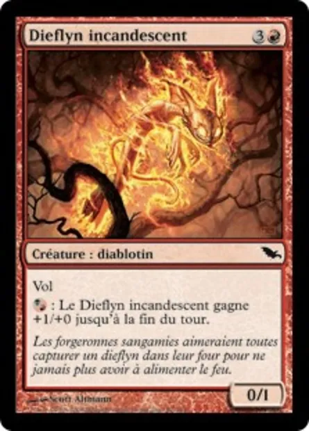 Dieflyn incandescent, carte Magic SHM 82 — extension Sombrelande