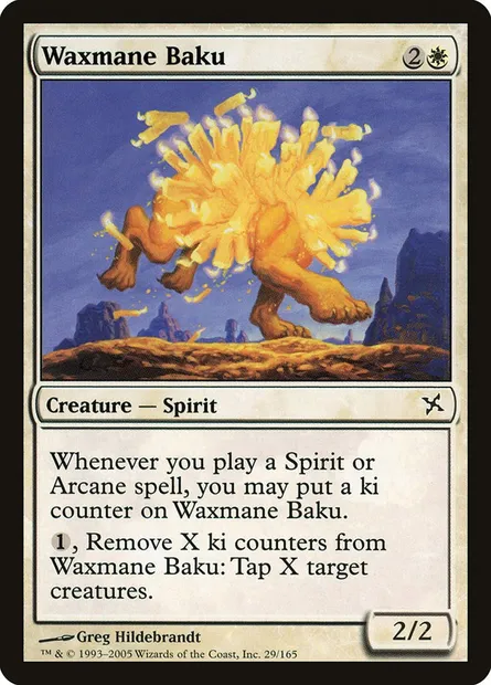 Waxmane Baku, Magic card BOK 29 — Betrayers of Kamigawa set