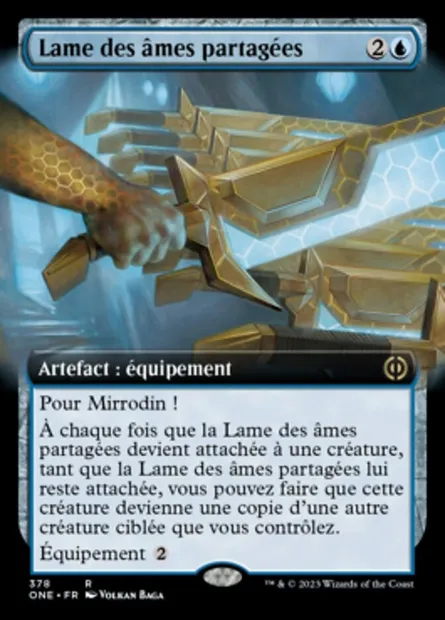 Lame des âmes partagées, carte Magic ONE 378 — extension Tous Phyrexians