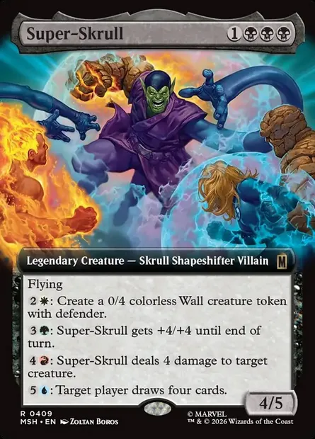 Super-Skrull, Magic card MSH 409 — Marvel Super Heroes set