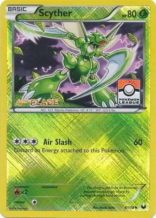 Insécateur, carte Pokémon LGP 004-4 — extension League Promos