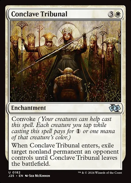 Conclave Tribunal, Magic card J25 182 — Foundations Jumpstart set