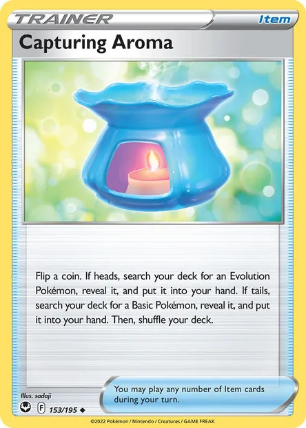 Capturing Aroma, Pokémon card SIT 153 — Silver Tempest set