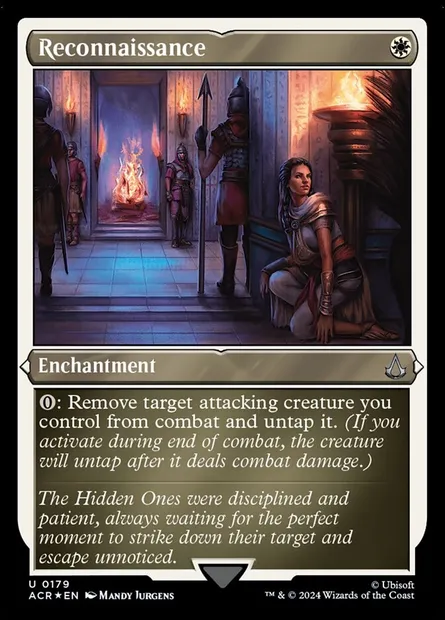 Reconnaissance, Magic card ACR 179 — Assassin's Creed set