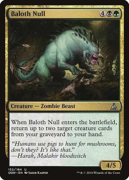Baloth Null, Magic card OGW 152 — Oath of the Gatewatch set