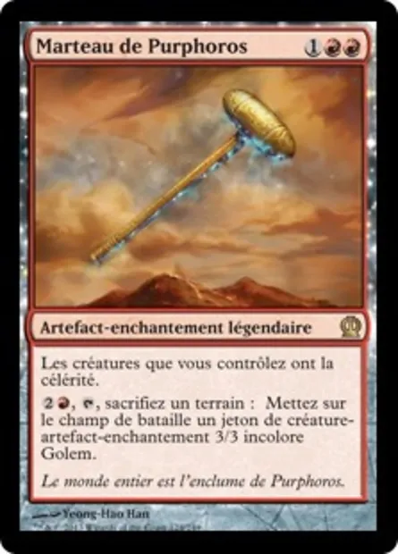 Marteau de Purphoros, carte Magic THS 124 — extension Theros