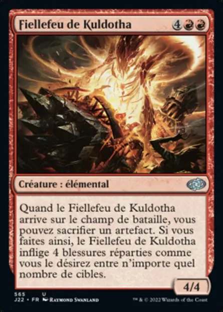 Fiellefeu de Kuldotha, carte Magic J22 565 — extension Jumpstart 2022