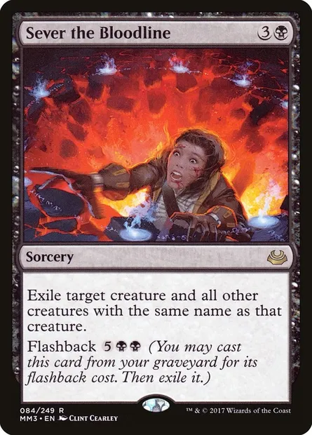 Sever the Bloodline, Magic card MM3 84 — Modern Masters 2017 set