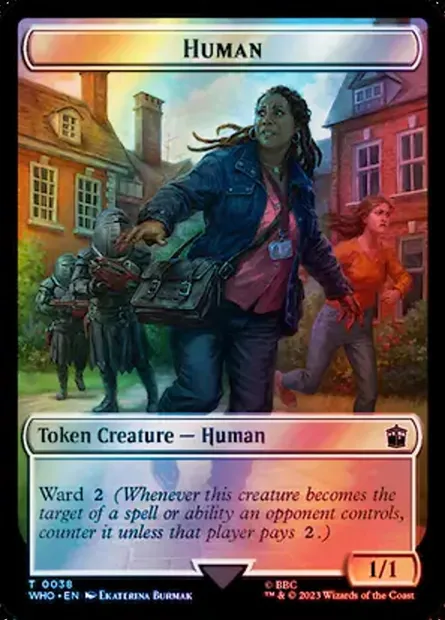 Human, Magic card TWHO 38 — Doctor Who Tokens set