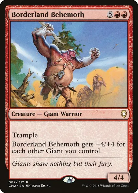 Borderland Behemoth, Magic card CM2 87 — Commander Anthology Volume II set