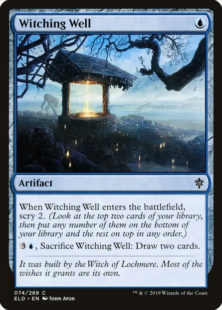 Witching Well, Magic card ELD 74 — Throne of Eldraine set
