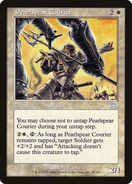 Messager lanceperle, carte Magic ONS 48 — extension Carnage