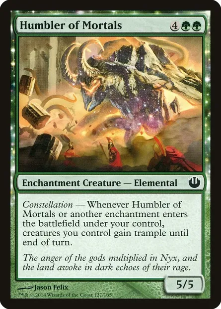 Humbler of Mortals, Magic card JOU 127 — Journey into Nyx set