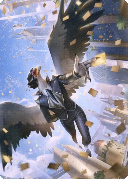 Skyboon Evangelist // Skyboon Evangelist, carte Magic ASNC 51 — extension New Capenna Art Series