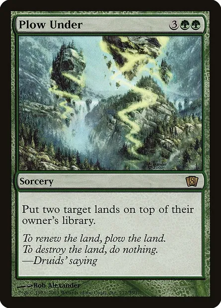 Plow Under, Magic card 8ED 272★ — Eighth Edition set