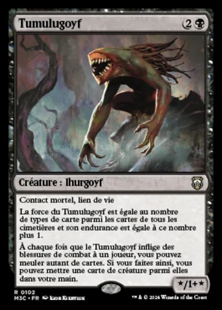 Tumulugoyf, carte Magic M3C 102 — extension Modern Horizons 3 Commander