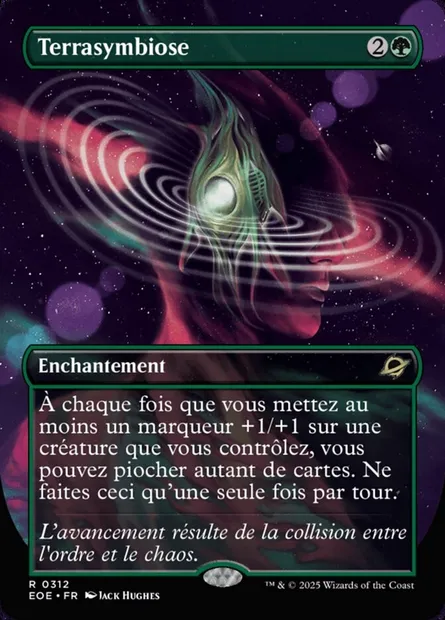 Terrasymbiose, carte Magic EOE 312 — extension Edge of Eternities