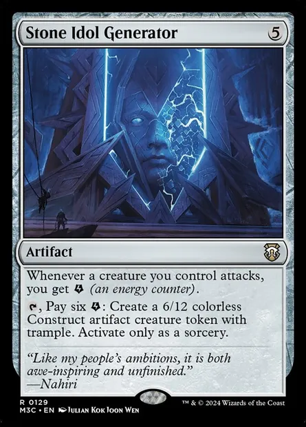 Stone Idol Generator, Magic card M3C 129 — Modern Horizons 3 Commander set