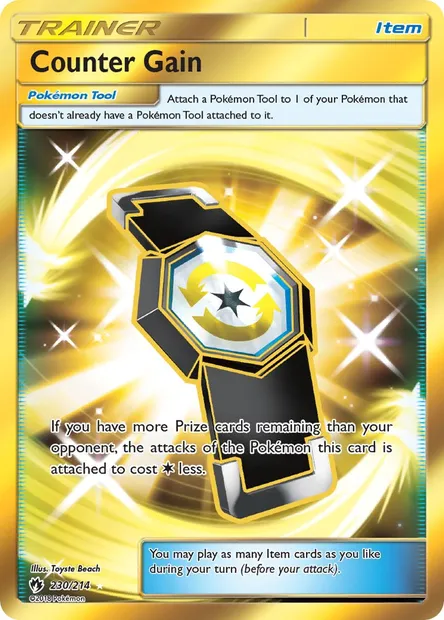 Counter Gain, Pokémon card LOT 230 — Lost Thunder set