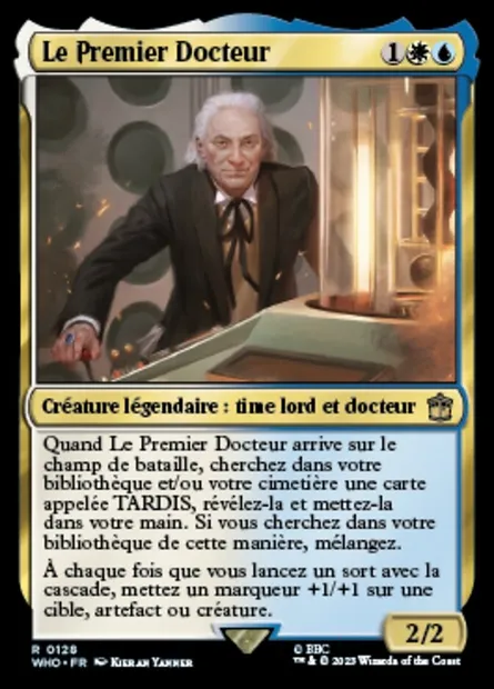 Le Premier Docteur, carte Magic WHO 128 — extension Doctor Who