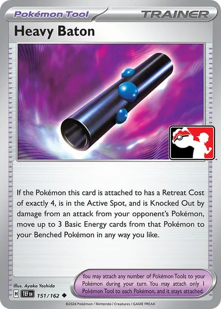 Bâton de Masse, carte Pokémon PPS 151-5 — extension Play! Pokémon Prize Pack Series