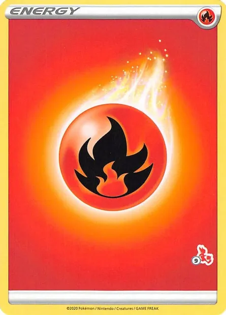 Énergie Feu, carte Pokémon BA22 ct302815 — extension Battle Academy 2022