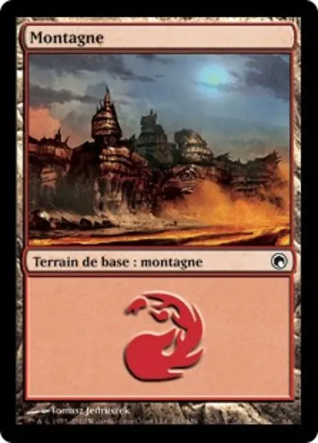 Montagne, carte Magic SOM 243 — extension Cicatrices de Mirrodin