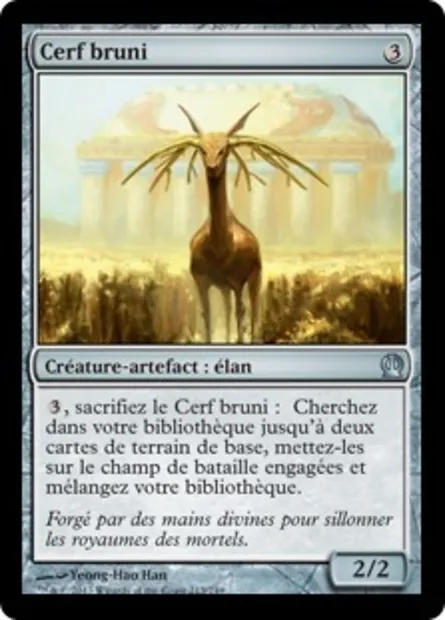Cerf bruni, carte Magic THS 213 — extension Theros