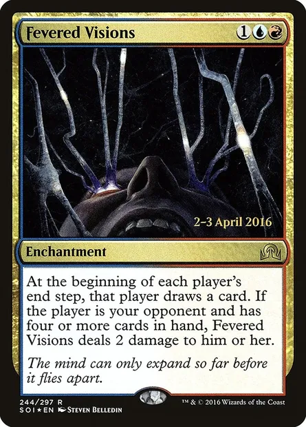 Fevered Visions, Magic card PSOI 244s — Shadows over Innistrad Promos set