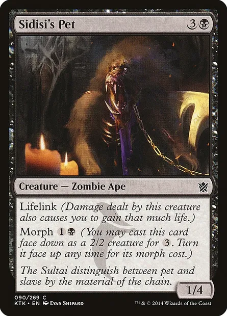 Sidisi's Pet, Magic card KTK 90 — Khans of Tarkir set