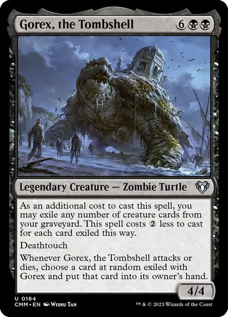 Gorex, the Tombshell, Magic card CMM 164 — Commander Masters set