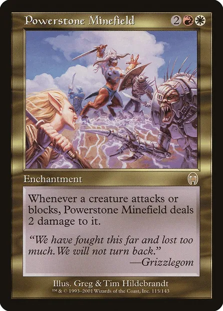 Powerstone Minefield, Magic card APC 115 — Apocalypse set