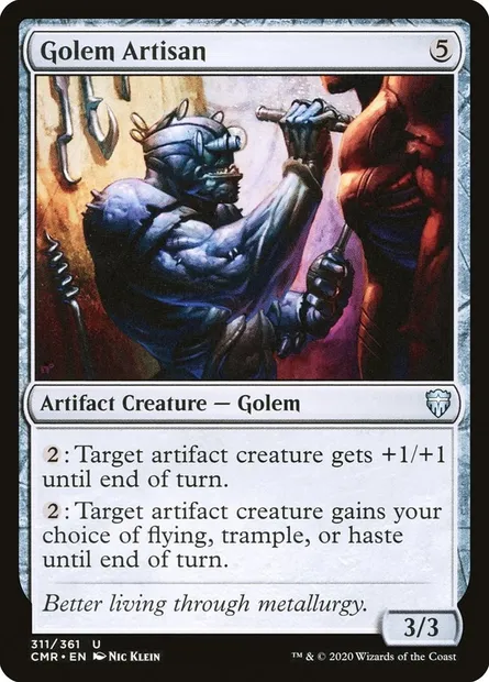 Golem Artisan, Magic card CMR 311 — Commander Legends set