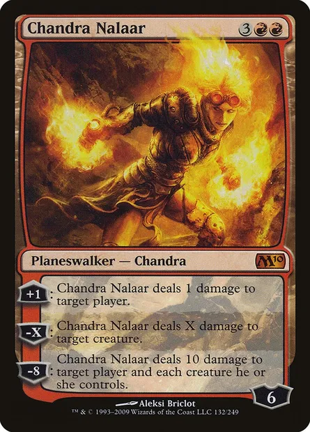 Chandra Nalaar, Magic card M10 132 — Magic 2010 set