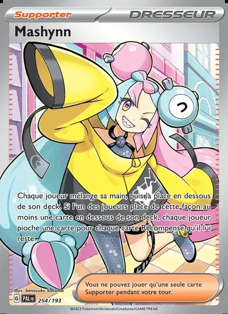Mashynn, carte Pokémon PAL 254 — extension Évolutions à Paldea