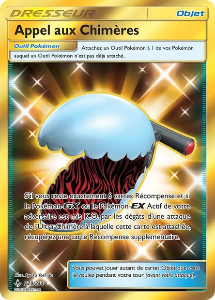 Appel aux Chimères, carte Pokémon UNB 229 — extension Alliance Infaillible
