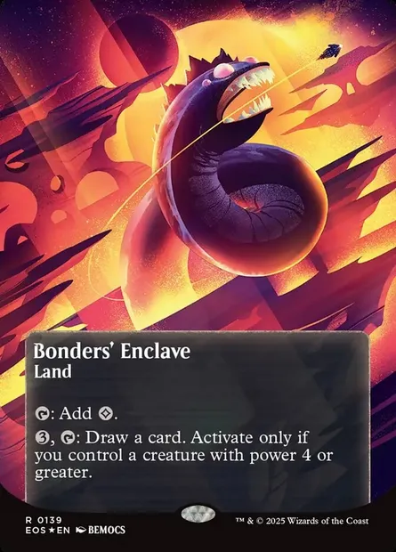 Bonders' Enclave, Magic card EOS 139 — Edge of Eternities: Stellar Sights set