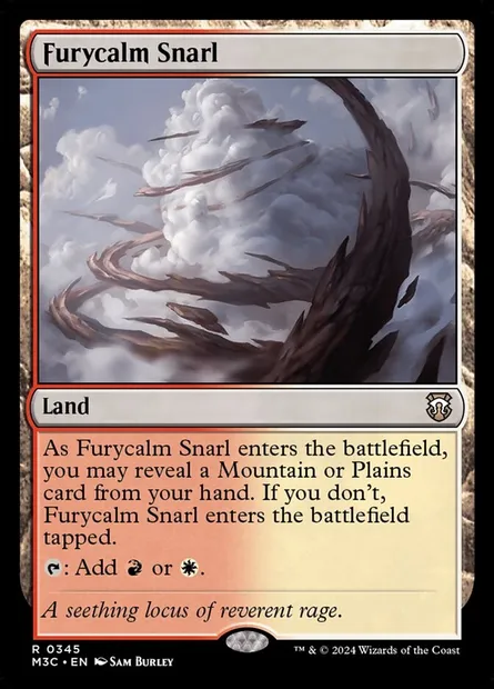 Furycalm Snarl, Magic card M3C 345 — Modern Horizons 3 Commander set