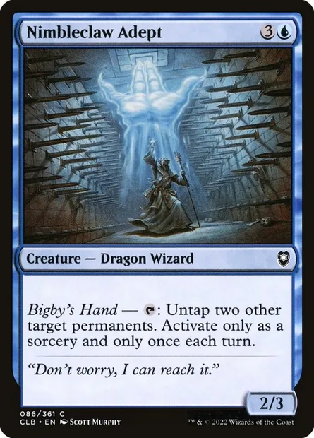 Nimbleclaw Adept, Magic card CLB 86 — Commander Legends: Battle for Baldur's Gate set