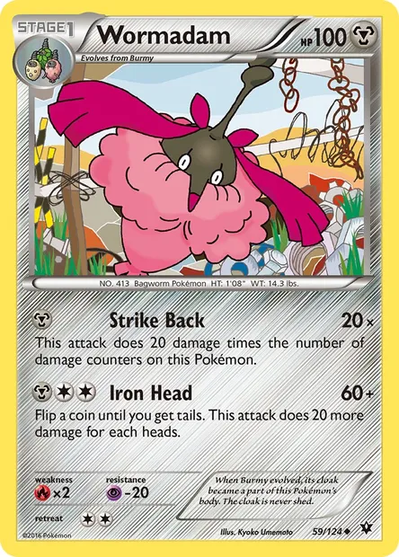 Wormadam, Pokémon card FCO 59 — Fates Collide set