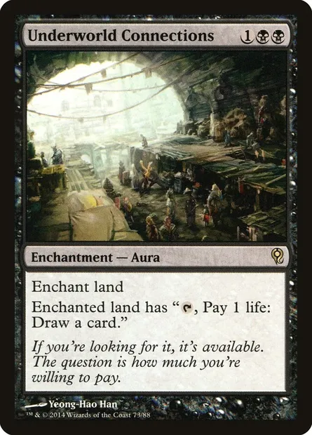 Underworld Connections, Magic card DDM 73 — Duel Decks: Jace vs. Vraska set