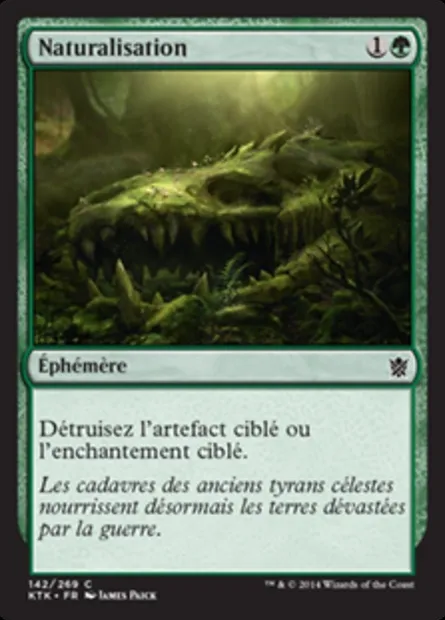 Naturalisation, carte Magic KTK 142 — extension Les Khans de Tarkir