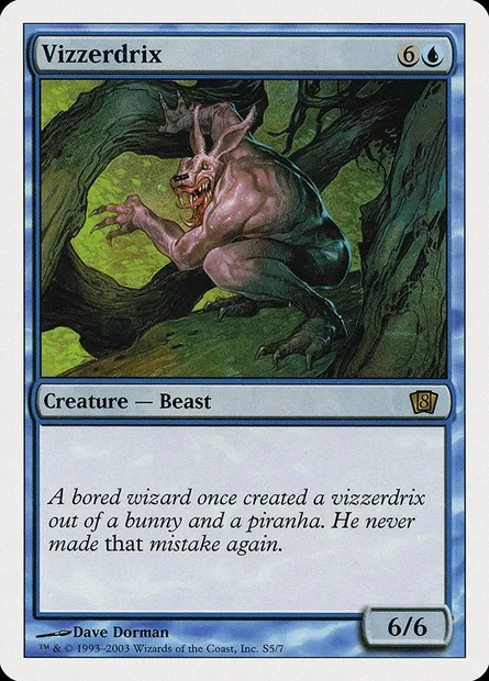 Vizzerdrix, carte Magic 8ED S5 — extension Huitième Edition