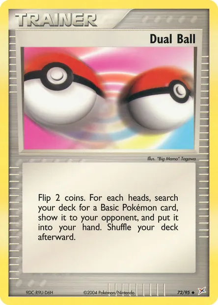Dual Ball, Pokémon card MA 72 — Team Magma vs Team Aqua set