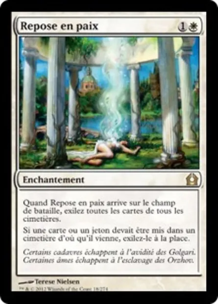 Repose en paix, carte Magic RTR 18 — extension Retour à Ravnica