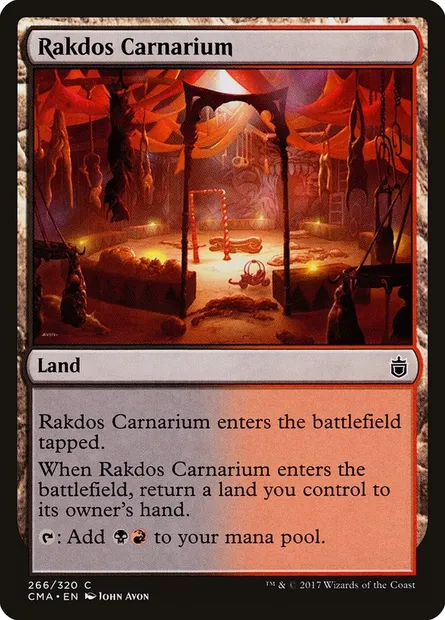 Rakdos Carnarium, Magic card CMA 266 — Commander Anthology set