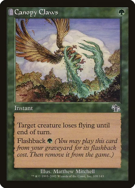 Canopy Claws, Magic card JUD 108 — Judgment set