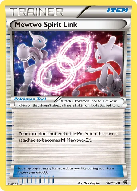 Mewtwo Spirit Link, Pokémon card BKT 144 — BREAKthrough set