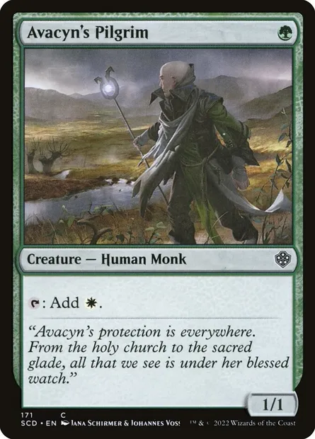 Avacyn's Pilgrim, Magic card SCD 171 — Starter Commander Decks set