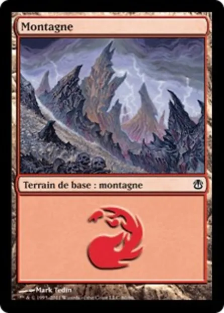 montagne, carte Magic DDH 80 — extension Duel Decks: Ajani vs. Nicol Bolas